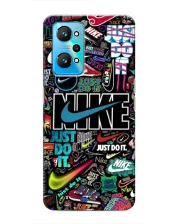 Чохол для Realme GT Neo 2 з картинкою «Яскравий колаж Nike»