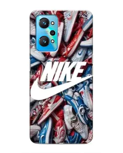 Чохол для Realme GT Neo 2 з картинкою «Колаж кросівок Найк»