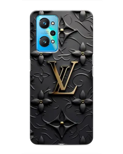 Чехол для Realme GT Neo 2 с картинкой «Кожаная текстура LV»