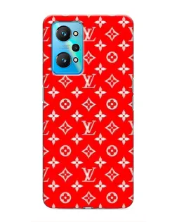 Чехол для Realme GT Neo 2 с картинкой «Яркий паттерн LV»