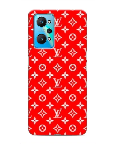 Чехол для Realme GT Neo 2 с картинкой «Яркий паттерн LV»