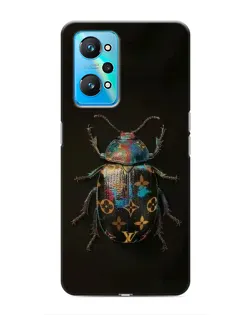 Чехол для Realme GT Neo 2 с картинкой «LV — мраморный принт»