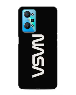 Чехол для Realme GT Neo 2 с картинкой «NASA — вертикальный логотип»
