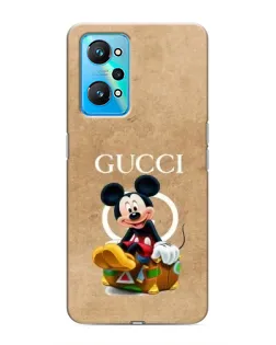 Чехол для Realme GT Neo 2 с картинкой «Микки Маус Gucci — крафт»