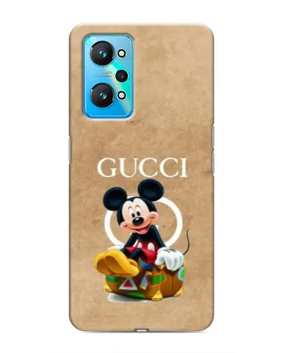 Чехол для Realme GT Neo 2 с картинкой «Микки Маус Gucci — крафт»