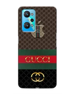 Чехол для Realme GT Neo 2 с картинкой «Gucci — брендированный десерт»