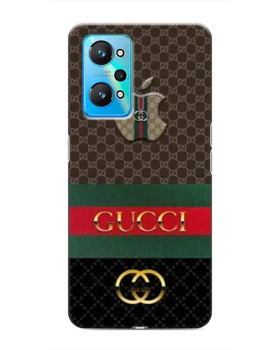 Чехол для Realme GT Neo 2 с картинкой «Gucci — брендированный десерт»