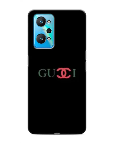 Чехол для Realme GT Neo 2 с картинкой «Gucci — красный градиент»