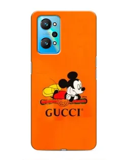 Чохол для Realme GT Neo 2 з картинкою «Міккі Маус Gucci — помаранч»