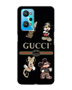 Чохол для Realme GT Neo 2 з картинкою «Gucci — герої Disney та монограма»