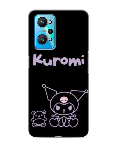 Чехол для Realme GT Neo 2 с картинкой «Kuromi — черный минимализм»