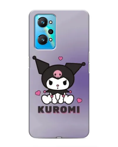 Чехол для Realme GT Neo 2 с картинкой «Kuromi — фиолетовый арт»