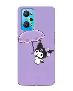Чехол для Realme GT Neo 2 с картинкой «Kuromi с зонтиком»