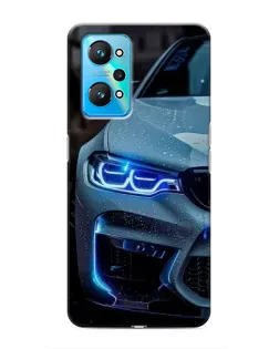 Чехол для Realme GT Neo 2 с картинкой «Взгляд BMW с синими фарами» Чехол для Realme GT Neo 2 с картинкой «Взгляд BMW с синими фарами»