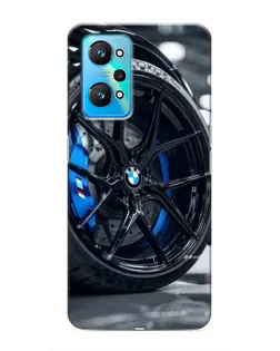 Чехол для Realme GT Neo 2 с картинкой «Колесо BMW вблизи»