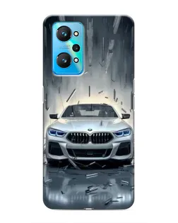 Чехол для Realme GT Neo 2 с картинкой «BMW в свете фар»