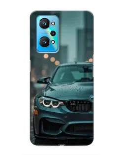 Чехол для Realme GT Neo 2 с картинкой «BMW в огнях города»