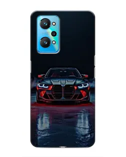 Чехол для Realme GT Neo 2 с картинкой «BMW на мокрой дороге»