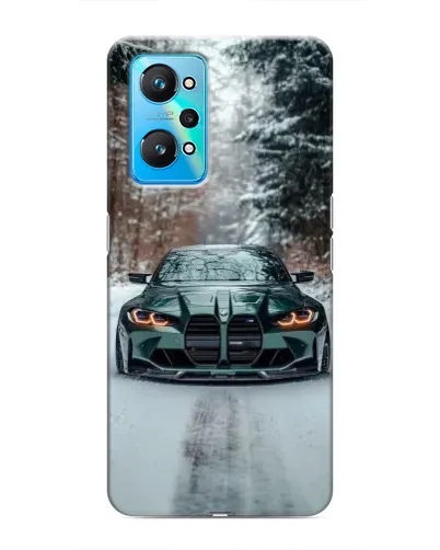 Чехол для Realme GT Neo 2 с картинкой «BMW в зимнем лесу» Чехол для Realme GT Neo 2 с картинкой «BMW в зимнем лесу»