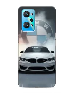 Чохол для Realme GT Neo 2 з картинкою «BMW в білому диму»