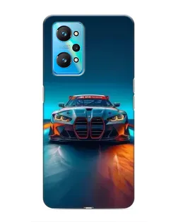 Чохол для Realme GT Neo 2 з картинкою «BMW — вогні неону»