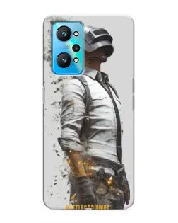 Чехол для Realme GT Neo 2 с картинкой «PUBG — боец в пыли»