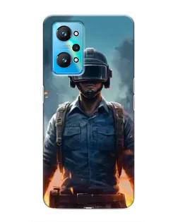 Чехол для Realme GT Neo 2 с картинкой «PUBG — реалистичный герой»