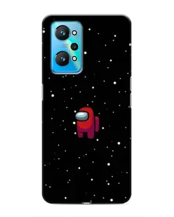 Чехол для Realme GT Neo 2 с картинкой «Красный Among Us»