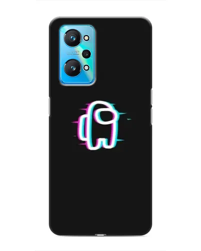 Чехол для Realme GT Neo 2 с картинкой «Among Us неон»