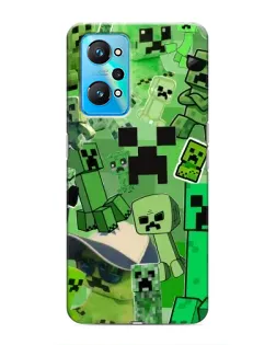 Чохол для Realme GT Neo 2 з картинкою «Кріпери Minecraft»