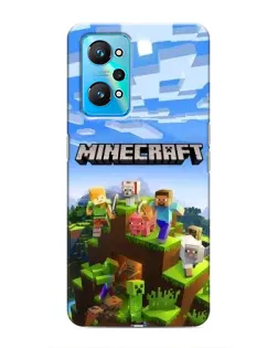 Чехол для Realme GT Neo 2 с картинкой «Minecraft классический мир»