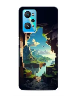 Чехол для Realme GT Neo 2 с картинкой «Вид из пещеры»