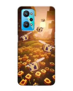 Чехол для Realme GT Neo 2 с картинкой «Поле подсолнухов»