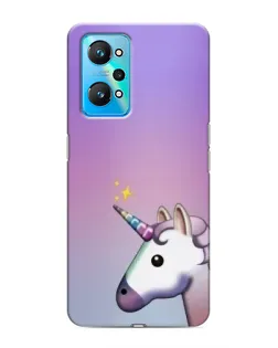 Чехол для Realme GT Neo 2 с картинкой «Единорог градиент»
