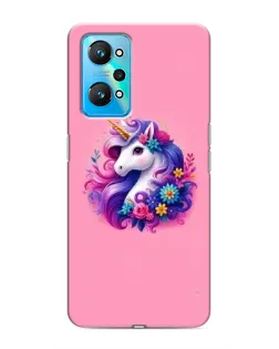 Чехол для Realme GT Neo 2 с картинкой «Сказочный единорог»