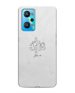 Чехол для Realme GT Neo 2 с картинкой «Иоанна 3:16 Крест» Чехол для Realme GT Neo 2 с картинкой «Иоанна 3:16 Крест»