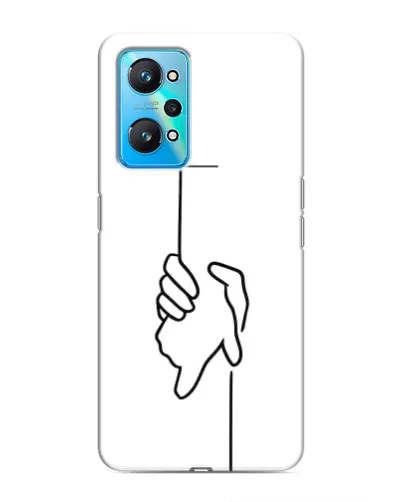 Чехол для Realme GT Neo 2 с картинкой «Рука держит»