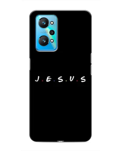 Чехол для Realme GT Neo 2 с картинкой «Точки веры J.E.S.U.S.»
