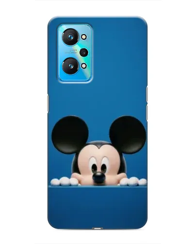 Чехол для Realme GT Neo 2 с картинкой «Микки выглядывает»