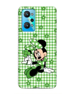 Чехол для Realme GT Neo 2 с картинкой «Mickey в клетку»