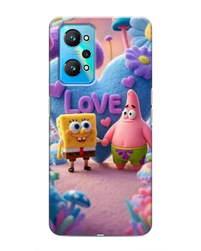 Чехол для Realme GT Neo 2 с картинкой «Губка Боб Патрик»