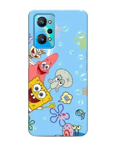 Чехол для Realme GT Neo 2 с картинкой «Веселые пузырьки»