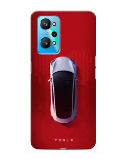 Чехол для Realme GT Neo 2 с картинкой «Tesla Top View» Чехол для Realme GT Neo 2 с картинкой «Tesla Top View»
