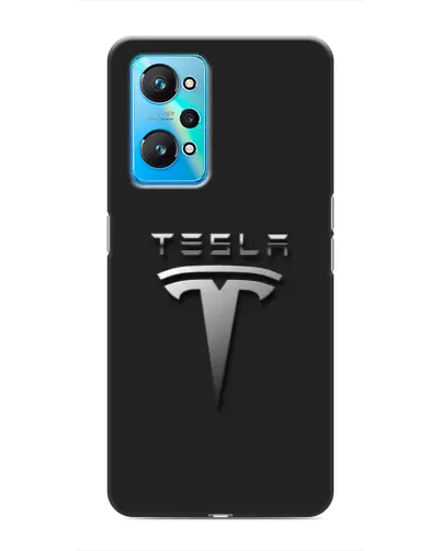 Чехол для Realme GT Neo 2 с картинкой «Стальной логотип Tesla» Чехол для Realme GT Neo 2 с картинкой «Стальной логотип Tesla»