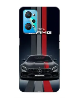 Чохол для Realme GT Neo 2 з картинкою «Mercedes — білий карбон»