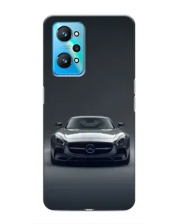 Чехол для Realme GT Neo 2 с картинкой «Mercedes на черном»