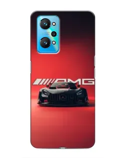 Чехол для Realme GT Neo 2 с картинкой «Mercedes AMG — красная линия»