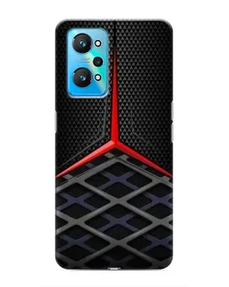 Чехол для Realme GT Neo 2 с картинкой «Mercedes Carbon Grid»
