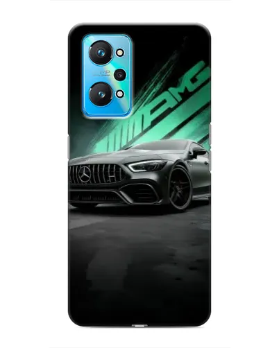 Чехол для Realme GT Neo 2 с картинкой «Темный Mercedes AMG»