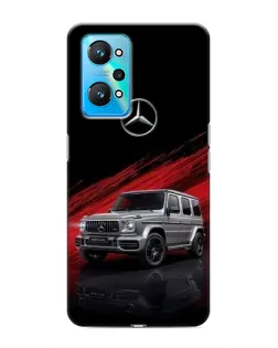 Чехол для Realme GT Neo 2 с картинкой «Mercedes G-Class красный»